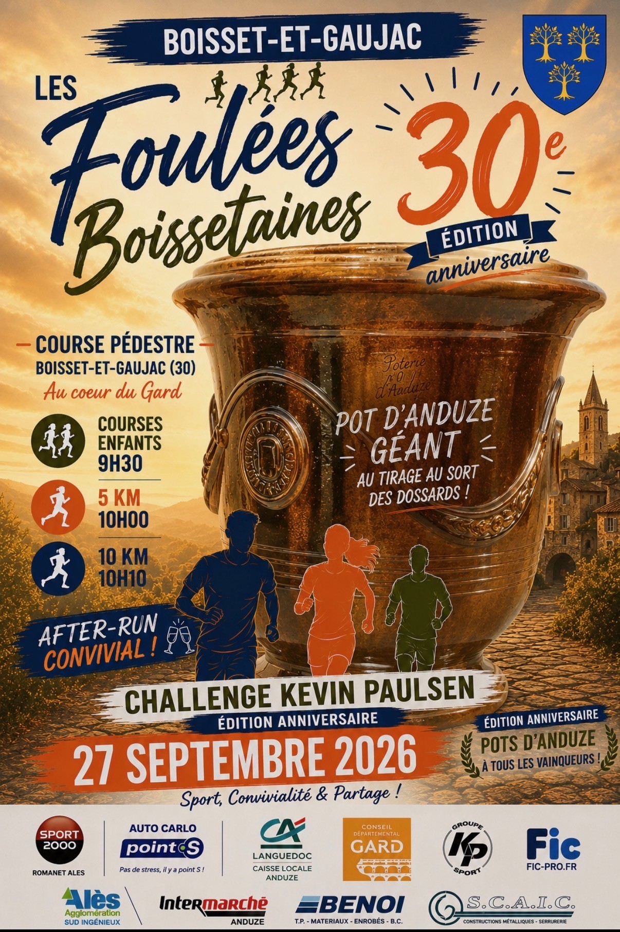 Affiche LES FOULÉES BOISSETAINES
