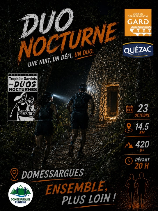 Affiche DUO NOCTURNE DE DOMESSARGUES