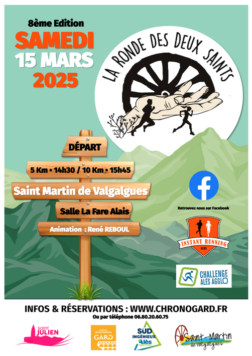 Affiche LA RONDE DES DEUX SAINTS 2025
