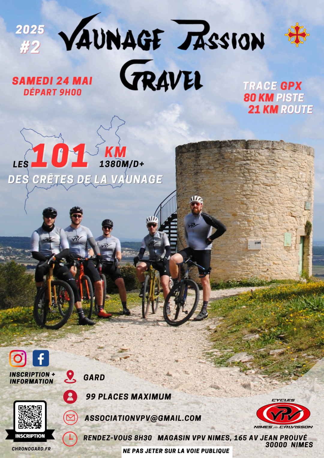 Affiche VAUNAGE PASSION GRAVEL