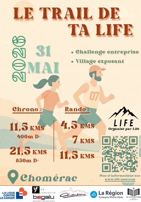 Affiche LE TRAIL DE TA LIFE