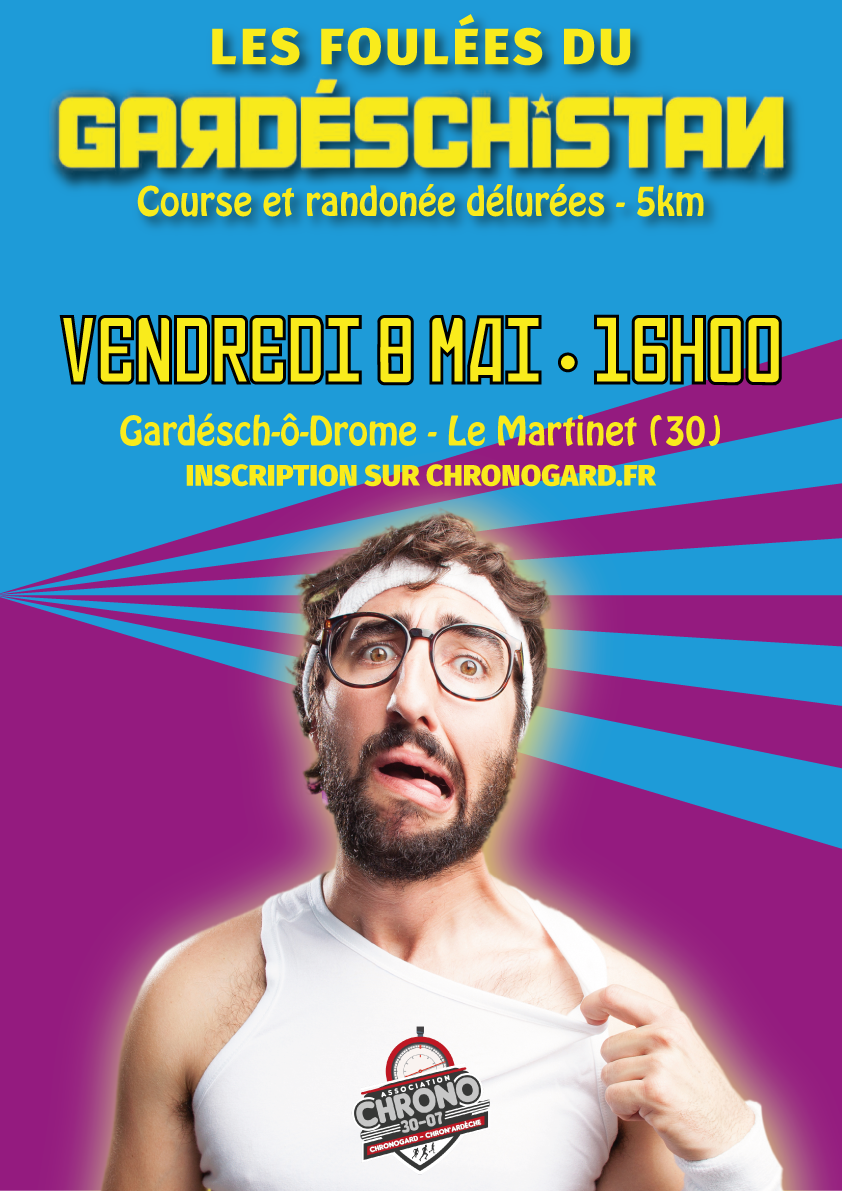 Affiche FOULÉES DU GARDESCHISTAN